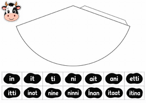 İ Harfi İnek-Koni Hece Çalışması PDF önizlemesi